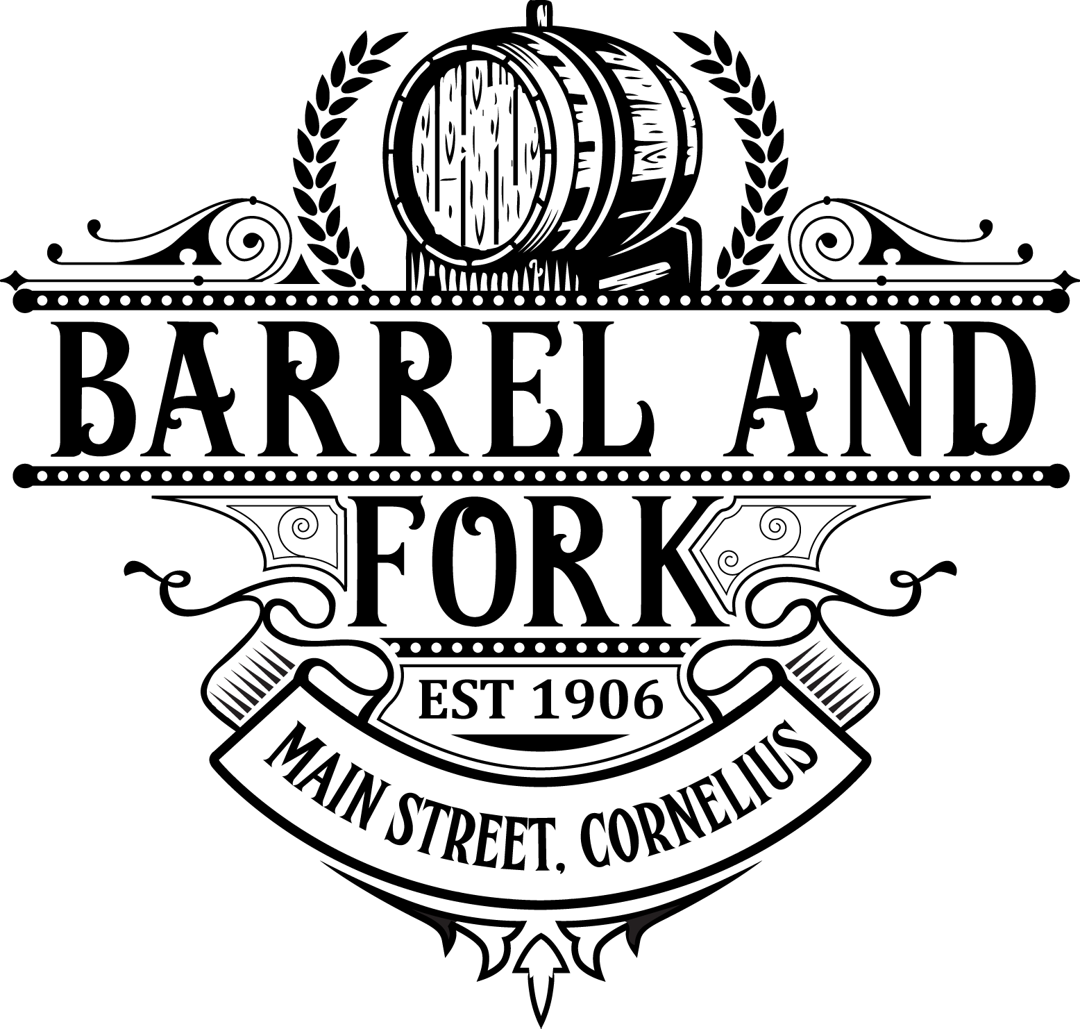 barrel and fork